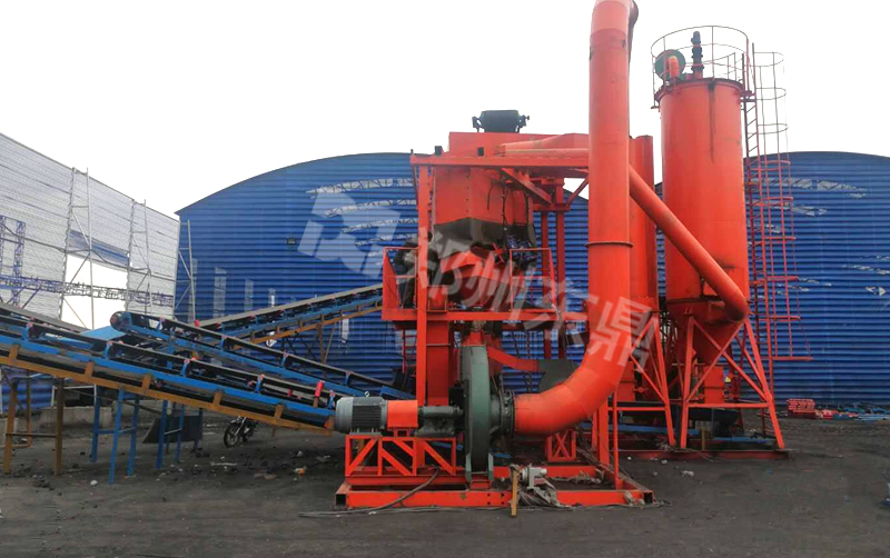 內(nèi)蒙古干選設備運行現(xiàn)場