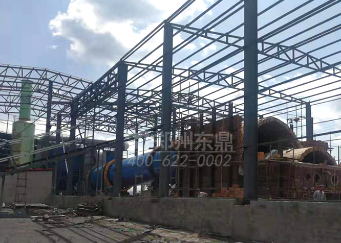 1500噸煤泥烘干機(jī)安裝現(xiàn)場